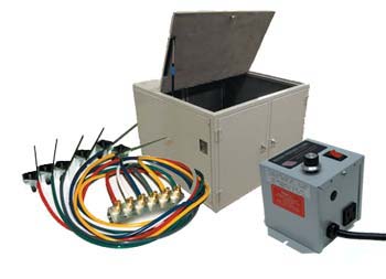 miscellaneous feeder system components: manifold  block air jet package, feeder bowl enclosure and controller and 